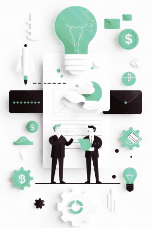 Illustration of Foundational Values that Shape Our Policies: Trust, Integrity, and Innovation 