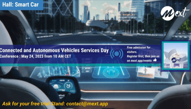 Connected and Autonomous Vehicles Services - Live stream is an event arranged by Mext Metaverse at 24th May 2023 Connected and Autonomous Vehicles Services - Live stream is an event arranged by Mext Metaverse at 24th May 2023