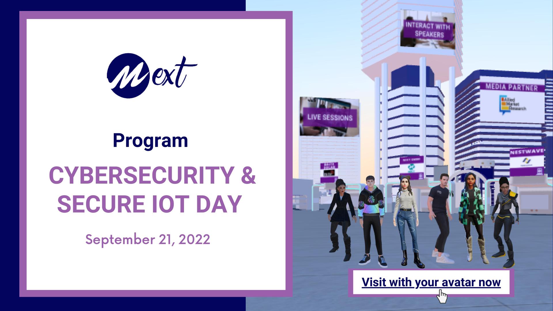 Cybersecurity and Secure IoT Day an event arranged by Must at 21st September 2022 Cybersecurity and Secure IoT Day an event arranged by Must at 21st September 2022