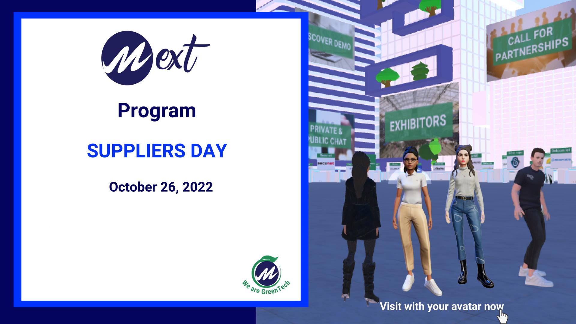 HIGH-TECH SUPPLIERS DAY is an event arranged by Must on 26th October 2022 HIGH-TECH SUPPLIERS DAY is an event arranged by Must on 26th October 2022