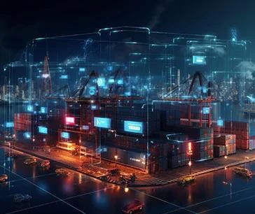 Visual representation emphasizing the importance of digital supply chains Visual representation emphasizing the importance of digital supply chains